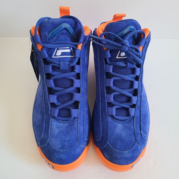 NEW Fila Grant Hill 2 New York Knicks Basketball Shoes Size 8 Blue Orange main image 6